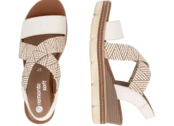 Clearance Remonte Sandalette mit Flechtdurchzügen Damen Sandalen