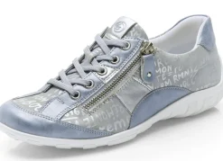 Outlet Remonte Sneaker mit bedruckten Besätzen Damen Sneaker & Sportschuhe|Schnürschuhe