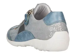 Outlet Remonte Sneaker mit bedruckten Besätzen Damen Sneaker & Sportschuhe|Schnürschuhe