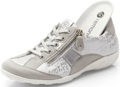 Online Remonte Sneaker mit bedruckten Besätzen Damen Sneaker & Sportschuhe|Schnürschuhe