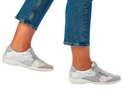 Online Remonte Sneaker mit bedruckten Besätzen Damen Sneaker & Sportschuhe|Schnürschuhe