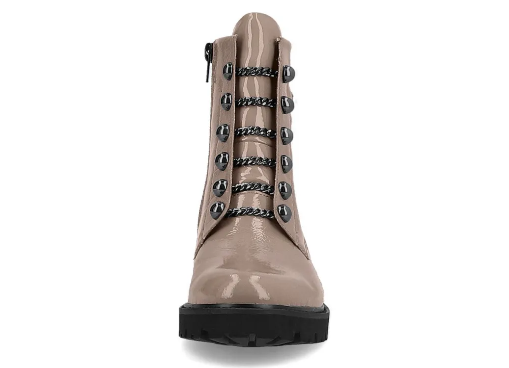 Online Remonte Stiefelette mit trendigen Zierketten in Schnür-Optik Damen Stiefel & Stiefeletten