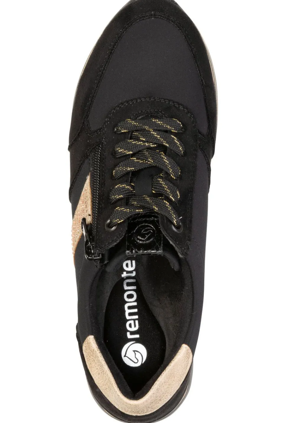 Hot Remonte, trendige Damen-Sneaker, Weite G, mit herausnehmbarem Fußbett Damen Sneaker & Sportschuhe|Schnürschuhe