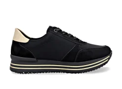 Hot Remonte, trendige Damen-Sneaker, Weite G, mit herausnehmbarem Fußbett Damen Sneaker & Sportschuhe|Schnürschuhe