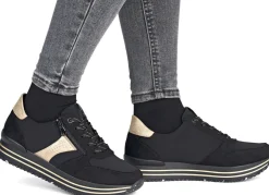 Hot Remonte, trendige Damen-Sneaker, Weite G, mit herausnehmbarem Fußbett Damen Sneaker & Sportschuhe|Schnürschuhe