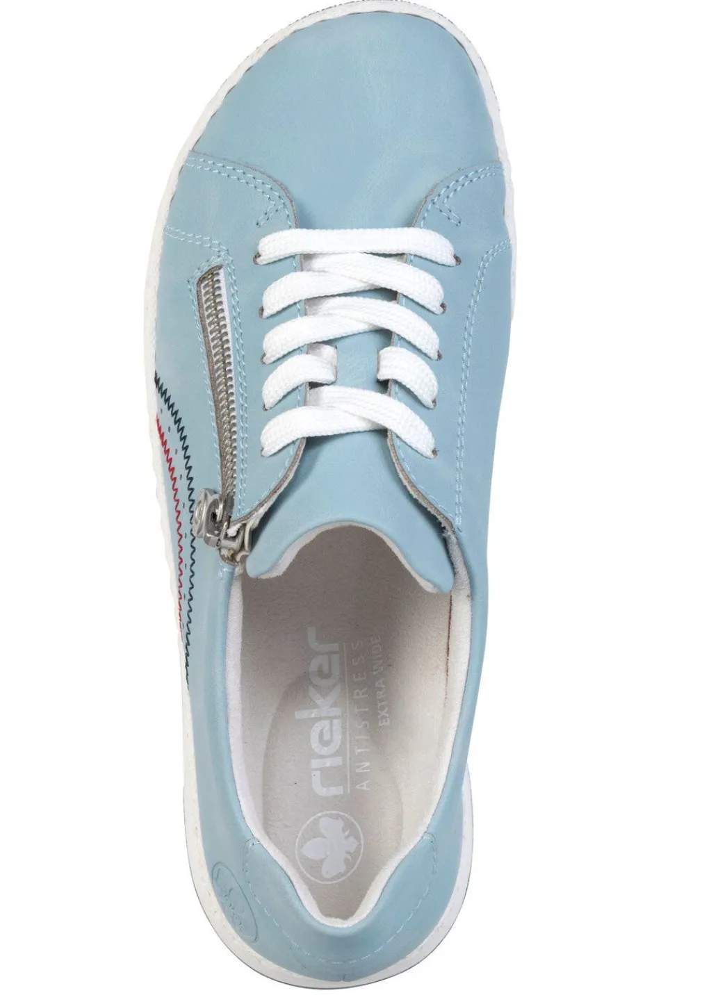 Rieker, bequeme Damen-Sneaker, Weite H, mit herausnehmbarem Fußbett Damen Sneaker & Sportschuhe|Schnürschuhe