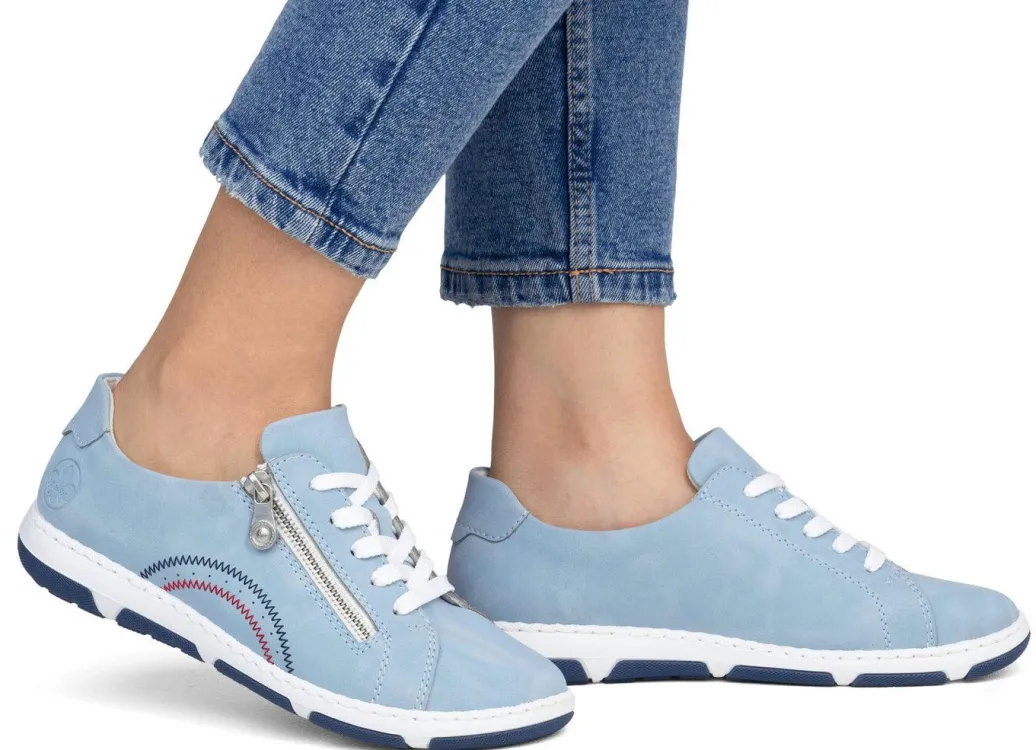 Rieker, bequeme Damen-Sneaker, Weite H, mit herausnehmbarem Fußbett Damen Sneaker & Sportschuhe|Schnürschuhe