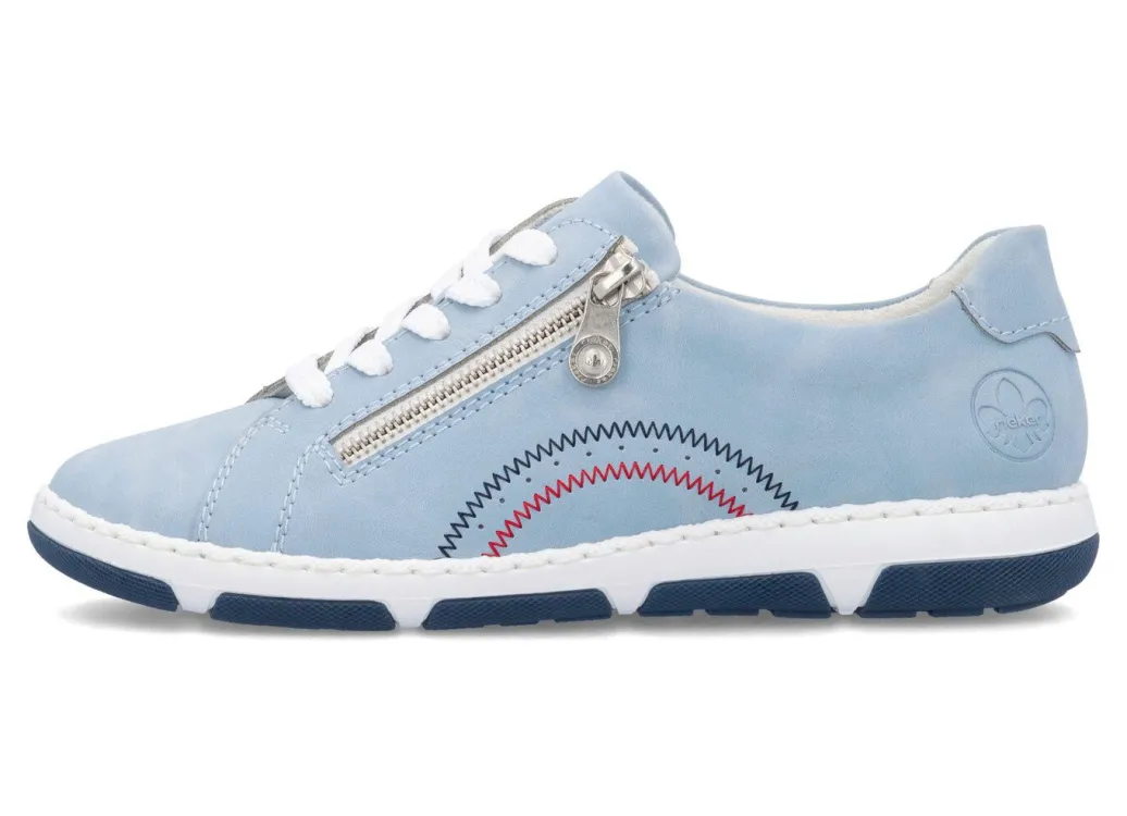 Rieker, bequeme Damen-Sneaker, Weite H, mit herausnehmbarem Fußbett Damen Sneaker & Sportschuhe|Schnürschuhe