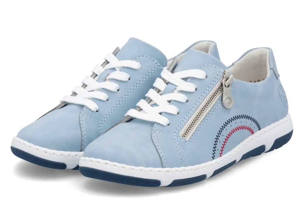 Rieker, bequeme Damen-Sneaker, Weite H, mit herausnehmbarem Fußbett Damen Sneaker & Sportschuhe|Schnürschuhe