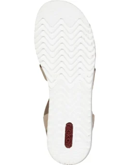 New Rieker, edle Damen-Sandalen, mit Riemchen und Elastikbandagen Damen Sandalen