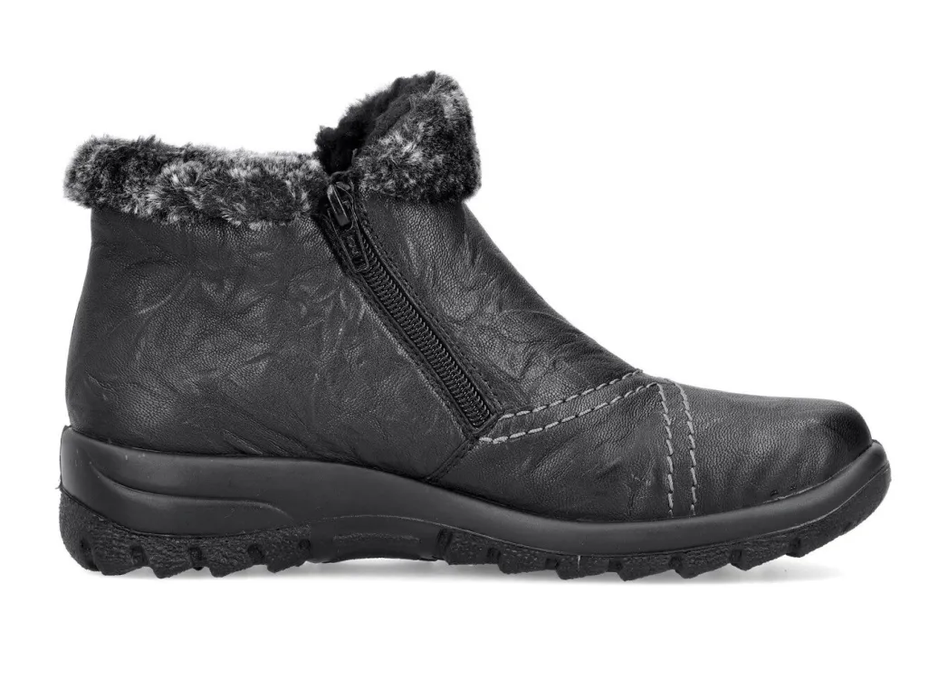 Online Rieker, gefütterte Damen-Boots, Winterschuhe, mit Reißverschluss Damen Winterschuhe|Stiefel & Stiefeletten