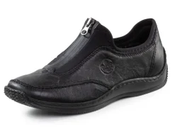Best Rieker, klassische Damen-Slipper, mit Reißverschluss Damen Slipper