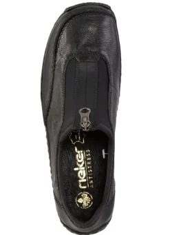 Best Rieker, klassische Damen-Slipper, mit Reißverschluss Damen Slipper