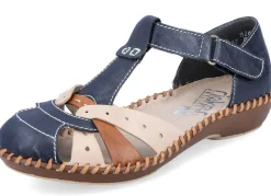 Best Rieker, leichte Damen-Sandalen, Weite G, mit Klettverschluss Damen Sandalen|Sneaker & Sportschuhe