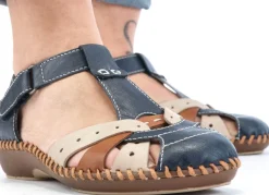 Best Rieker, leichte Damen-Sandalen, Weite G, mit Klettverschluss Damen Sandalen|Sneaker & Sportschuhe