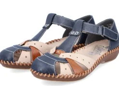 Best Rieker, leichte Damen-Sandalen, Weite G, mit Klettverschluss Damen Sandalen|Sneaker & Sportschuhe