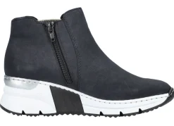 Sale Rieker, modische Damen-Boots, Weite G, mit Reißverschluss Damen Stiefel & Stiefeletten