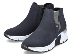Sale Rieker, modische Damen-Boots, Weite G, mit Reißverschluss Damen Stiefel & Stiefeletten
