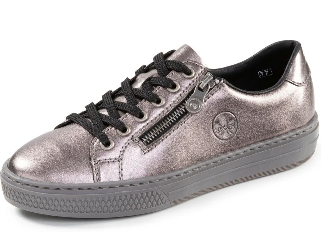 Sale Rieker, modische Damen-Sneaker, mit Reißverschluss Damen Sneaker & Sportschuhe|Schnürschuhe