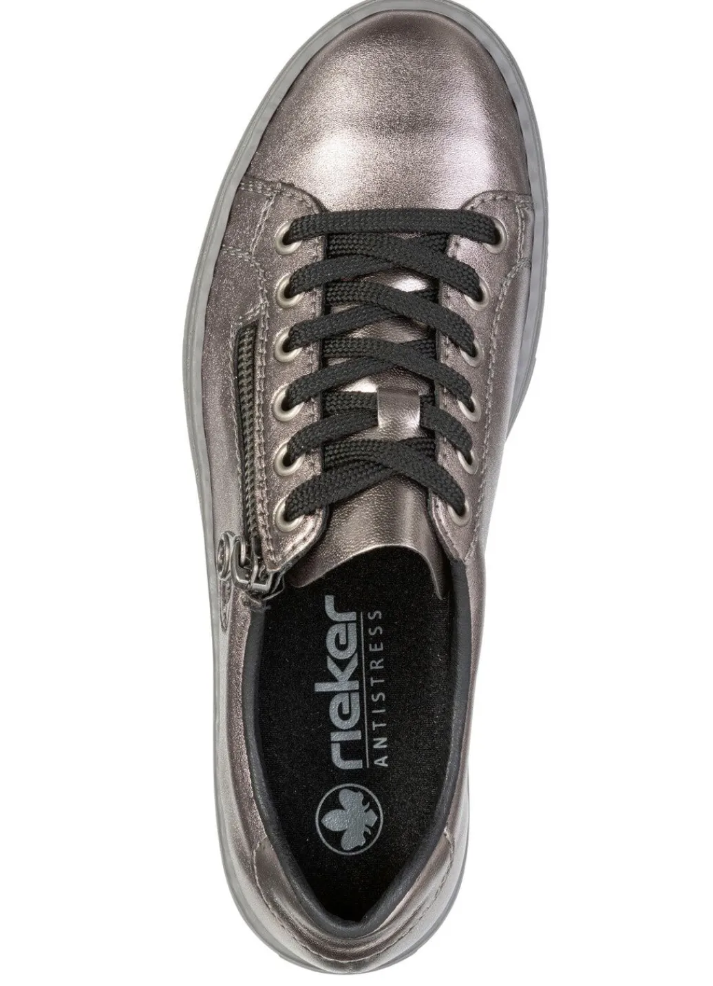 Sale Rieker, modische Damen-Sneaker, mit Reißverschluss Damen Sneaker & Sportschuhe|Schnürschuhe