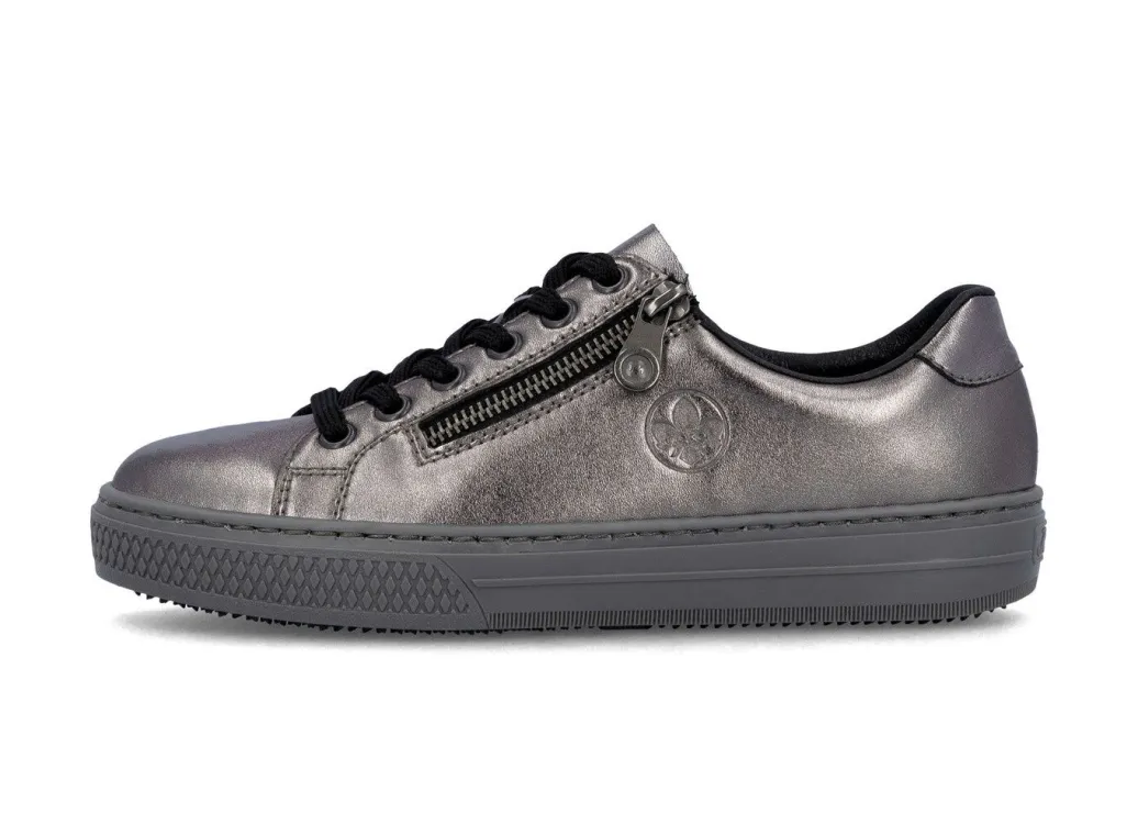 Sale Rieker, modische Damen-Sneaker, mit Reißverschluss Damen Sneaker & Sportschuhe|Schnürschuhe