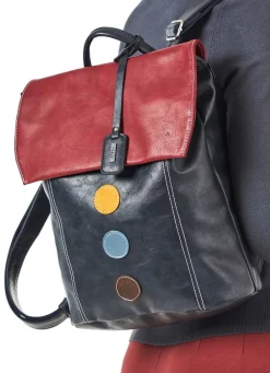 Sale Rieker, Rucksack, Damen, mit bunten Applikationen Handtaschen