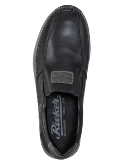 Outlet Rieker Slipper aus Nappaleder Damen Slipper