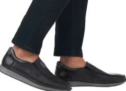 Outlet Rieker Slipper aus Nappaleder Damen Slipper
