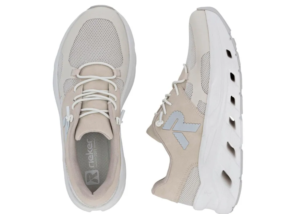 New Rieker, sportive Damen-Sneaker, Weite G, mit herausnehmbarem Fußbett Damen Sneaker & Sportschuhe|Schnürschuhe