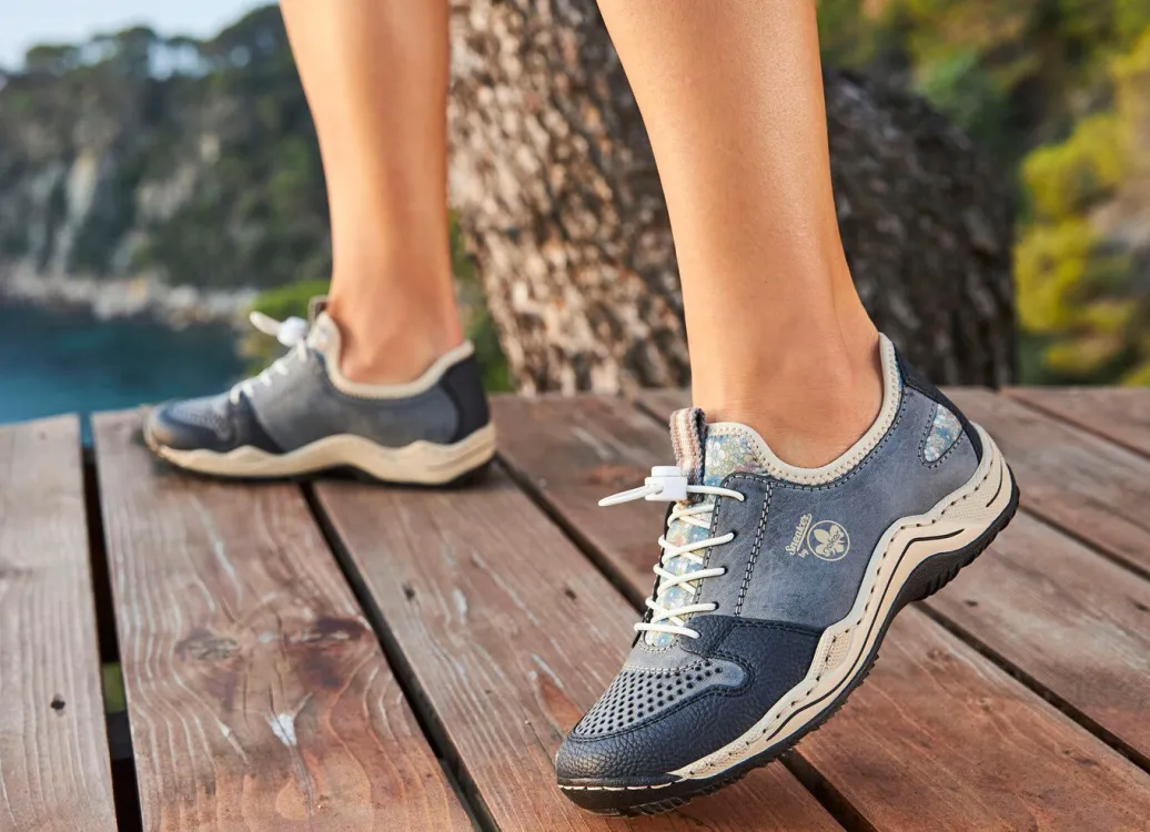 Clearance Rieker, sportliche Damen-Sneaker, mit herausnehmbarem Fußbett Damen Sneaker & Sportschuhe|Schnürschuhe