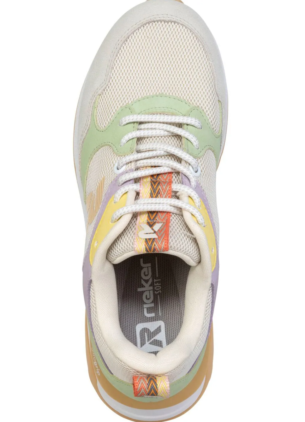 Sale Rieker, sportliche Damen-Sneaker, mit herausnehmbarem Fußbett Damen Sneaker & Sportschuhe|Schnürschuhe