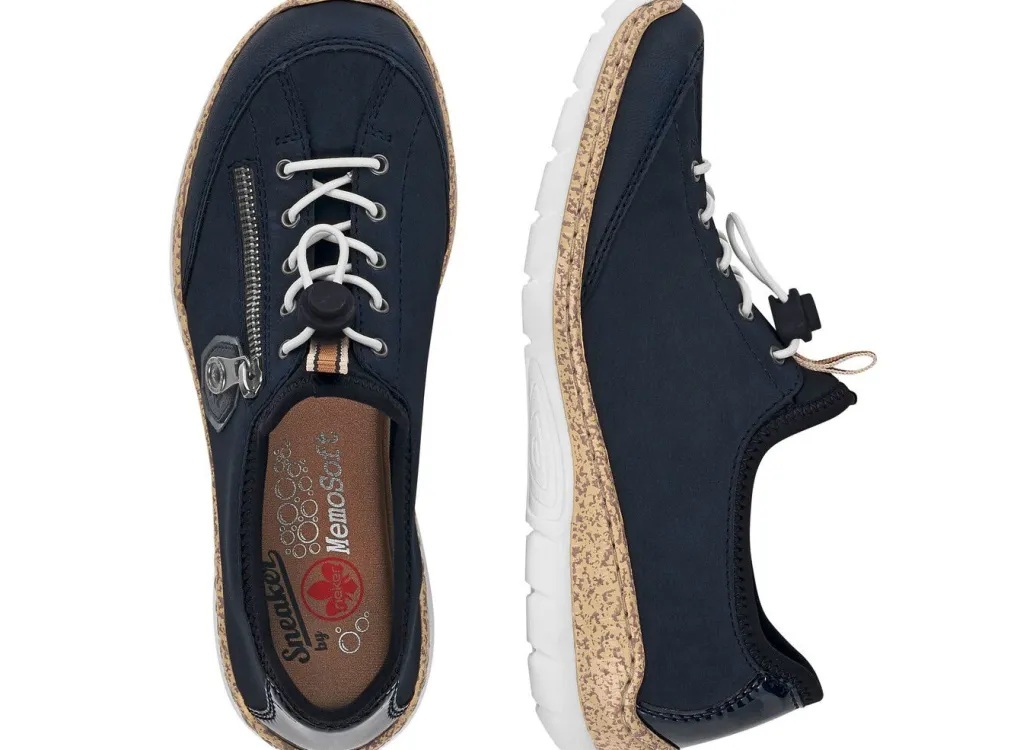 Online Rieker, sportliche Damen-Sneaker, mit MemoSoft Decksohle Damen Sneaker & Sportschuhe|Schnürschuhe