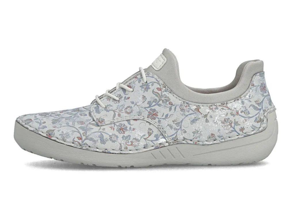 Hot Rieker, stilvolle Damen-Sneaker, mit elastischer Zierschnürung Damen Sneaker & Sportschuhe|Schnürschuhe