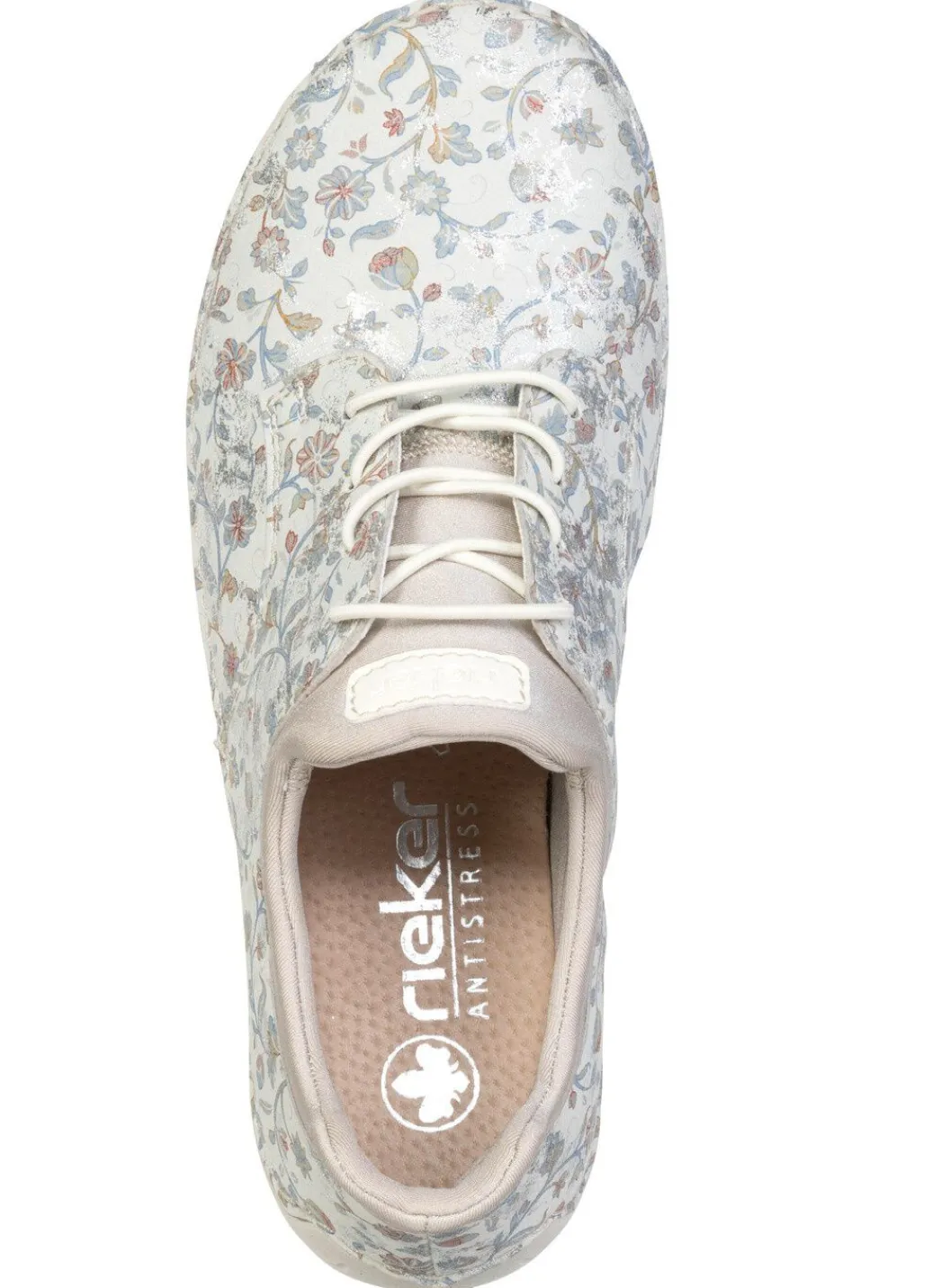 Hot Rieker, stilvolle Damen-Sneaker, mit elastischer Zierschnürung Damen Sneaker & Sportschuhe|Schnürschuhe
