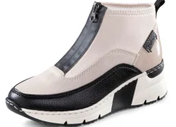 New Rieker, stylische Damen-Boots, Weite G, mit Reißverschluss Damen Stiefel & Stiefeletten