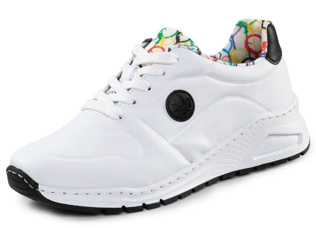 Sale Rieker, stylische Damen-Sneaker, Weite H, mit herausnehmbarem Fußbett Damen Sneaker & Sportschuhe|Schnürschuhe