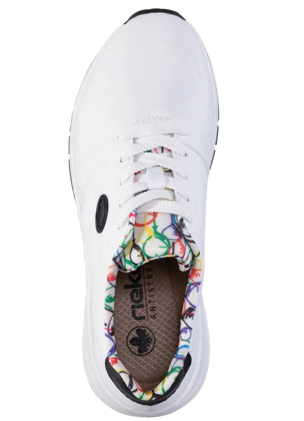 Sale Rieker, stylische Damen-Sneaker, Weite H, mit herausnehmbarem Fußbett Damen Sneaker & Sportschuhe|Schnürschuhe