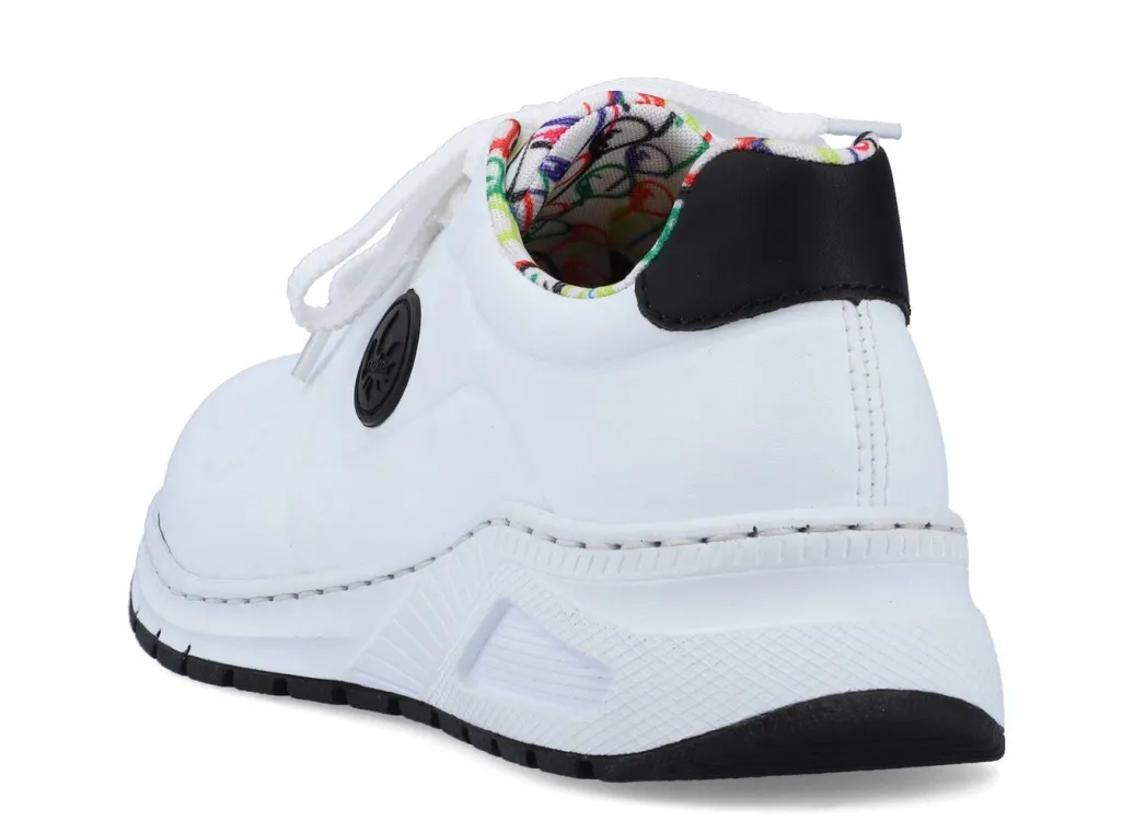 Sale Rieker, stylische Damen-Sneaker, Weite H, mit herausnehmbarem Fußbett Damen Sneaker & Sportschuhe|Schnürschuhe