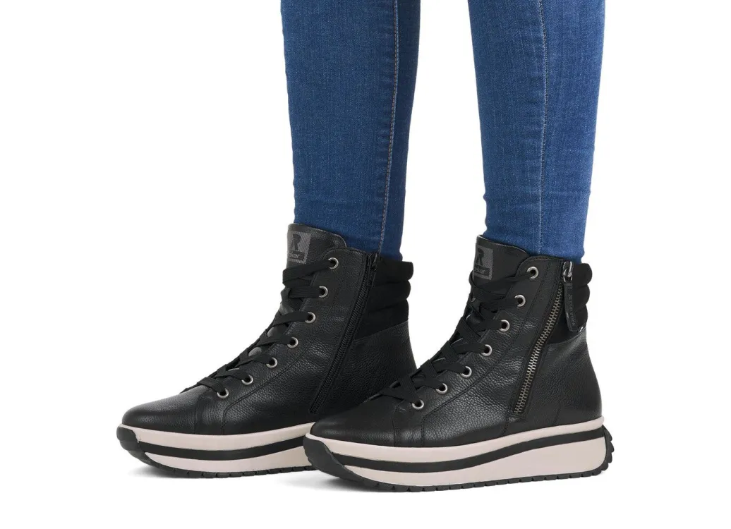 Discount Rieker, trendige Damen-Boots, Winterschuhe, mit herausnehmbarem Fußbett Damen Winterschuhe|Stiefel & Stiefeletten
