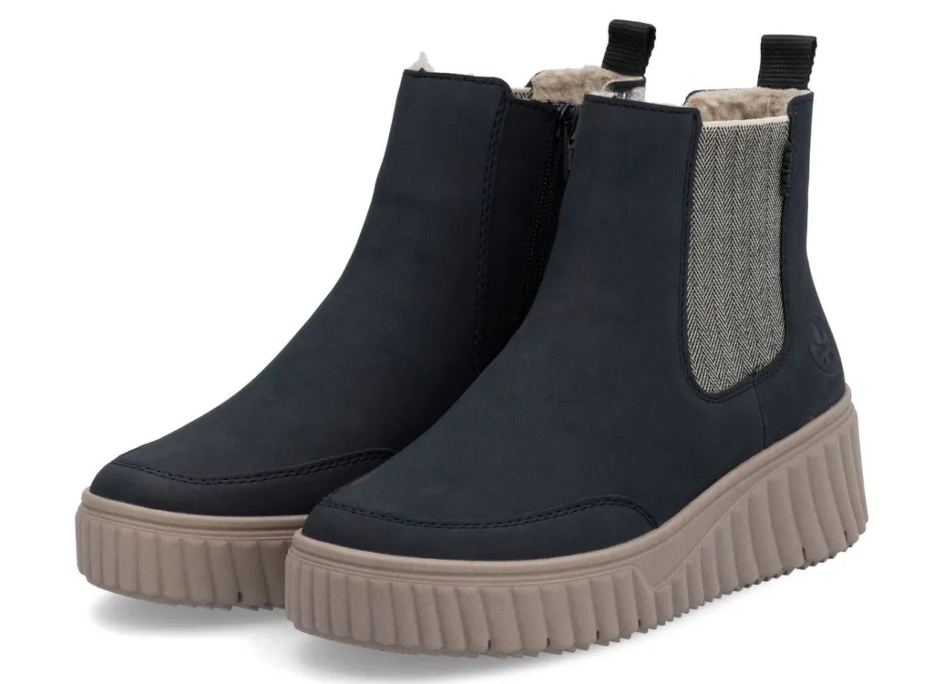 Online Rieker, trendige Damen-Boots, Winterschuhe, mit herausnehmbarem Fußbett Damen Winterschuhe|Stiefel & Stiefeletten