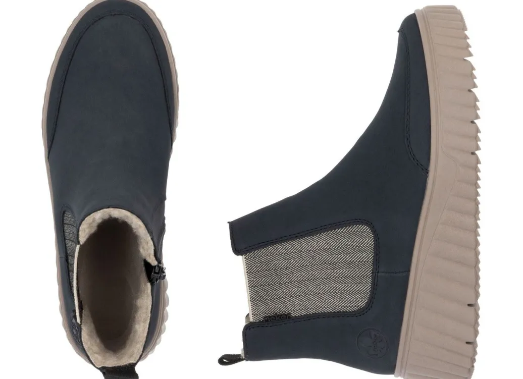 Online Rieker, trendige Damen-Boots, Winterschuhe, mit herausnehmbarem Fußbett Damen Winterschuhe|Stiefel & Stiefeletten