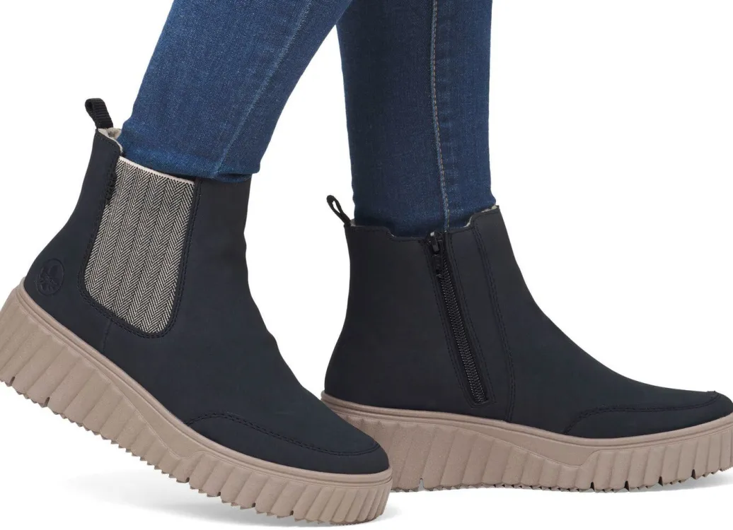 Online Rieker, trendige Damen-Boots, Winterschuhe, mit herausnehmbarem Fußbett Damen Winterschuhe|Stiefel & Stiefeletten