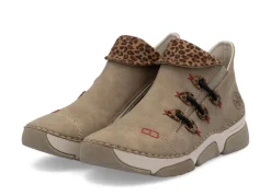 New Rieker, trendige Damen-Boots, Winterschuhe, mit Reißverschluss Damen Winterschuhe|Stiefel & Stiefeletten