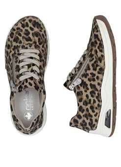Hot Rieker, trendige Damen-Sneaker, mit Reißverschluss Damen Sneaker & Sportschuhe|Schnürschuhe