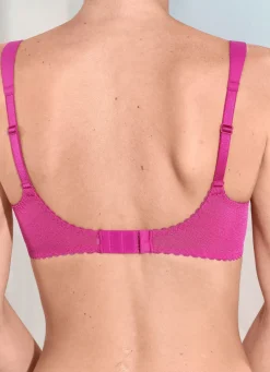 Best Rosa Faia Bügel-BH mit Tüllstickereispitze Damen Bh Mit Spitze|Bh Mit Bügel