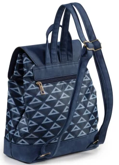 Sale Rucksack mit effektvoll dessiniertem Textil Handtaschen