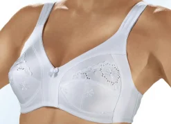 Hot Sassa Zweierpack BH mit Lochstickerei in den Obercups Damen Bh Ohne Bügel