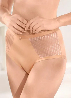 Outlet Sassa Zweierpack Slips mit jacquarddessinierten Tülleinsätzen Damen Slips