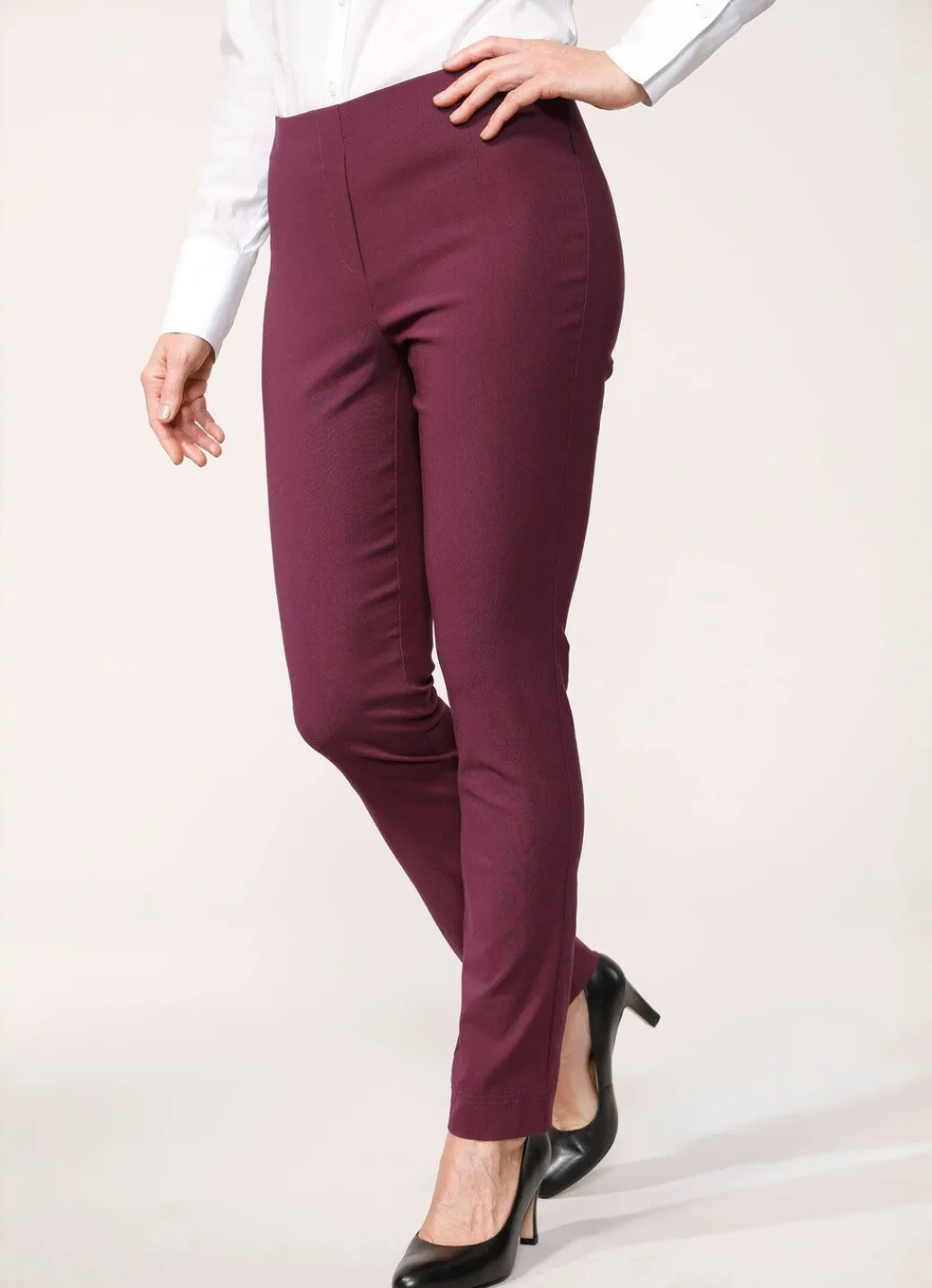Damen Mona Schlupfhosen<Schicke Hose in bequemer Schlupfform