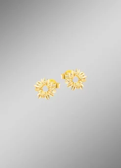 Outlet Schicke Ohrstecker im Blumen-Design Damen Ohrschmuck